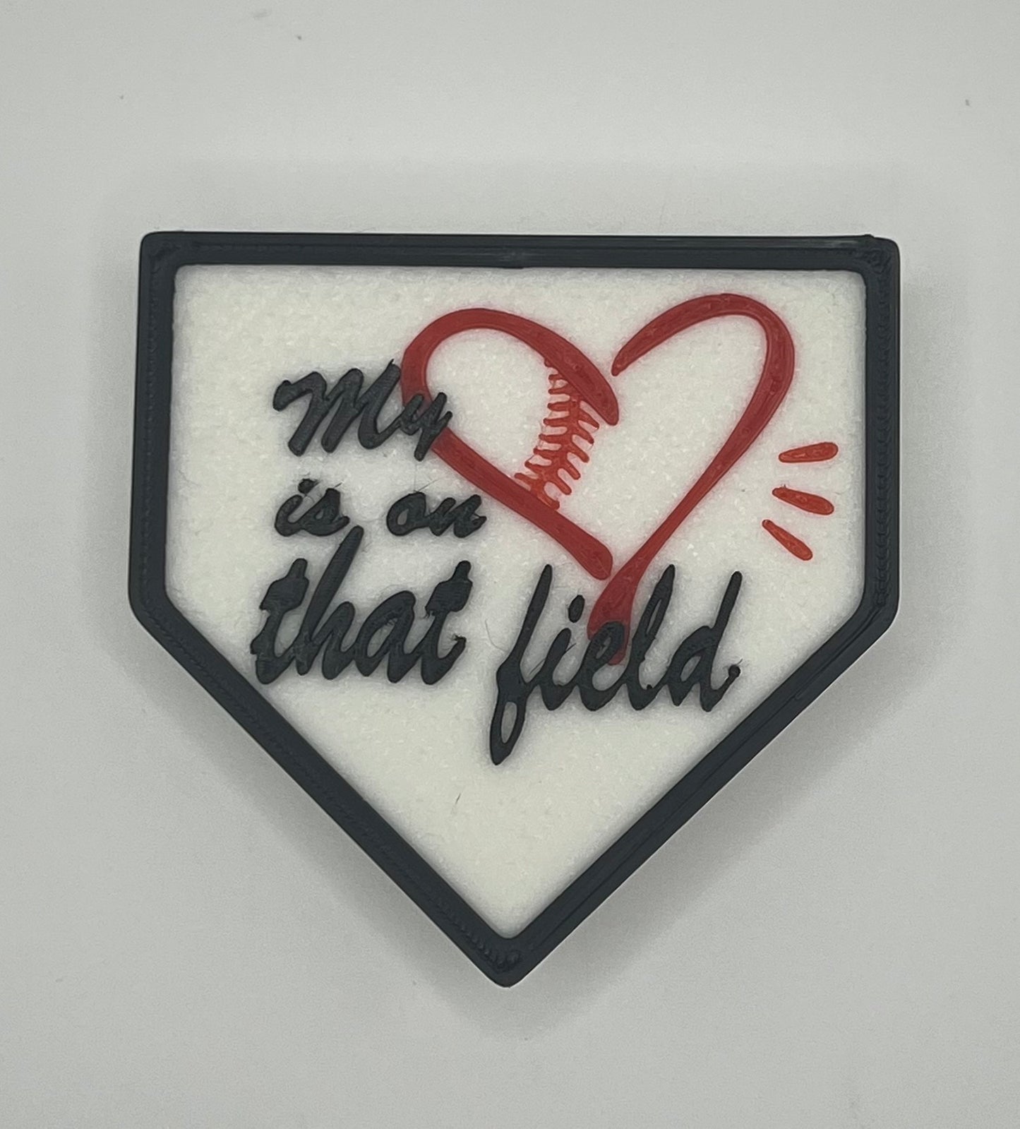 Bogg Charm- Baseball heart