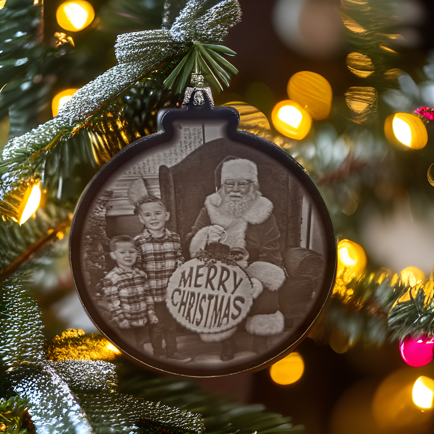Personalized Picture Christmas Ornament