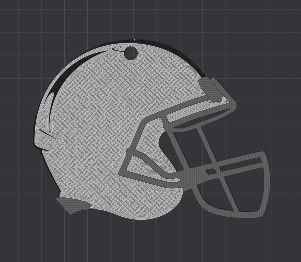 Football Helmet Ornament- Personalized