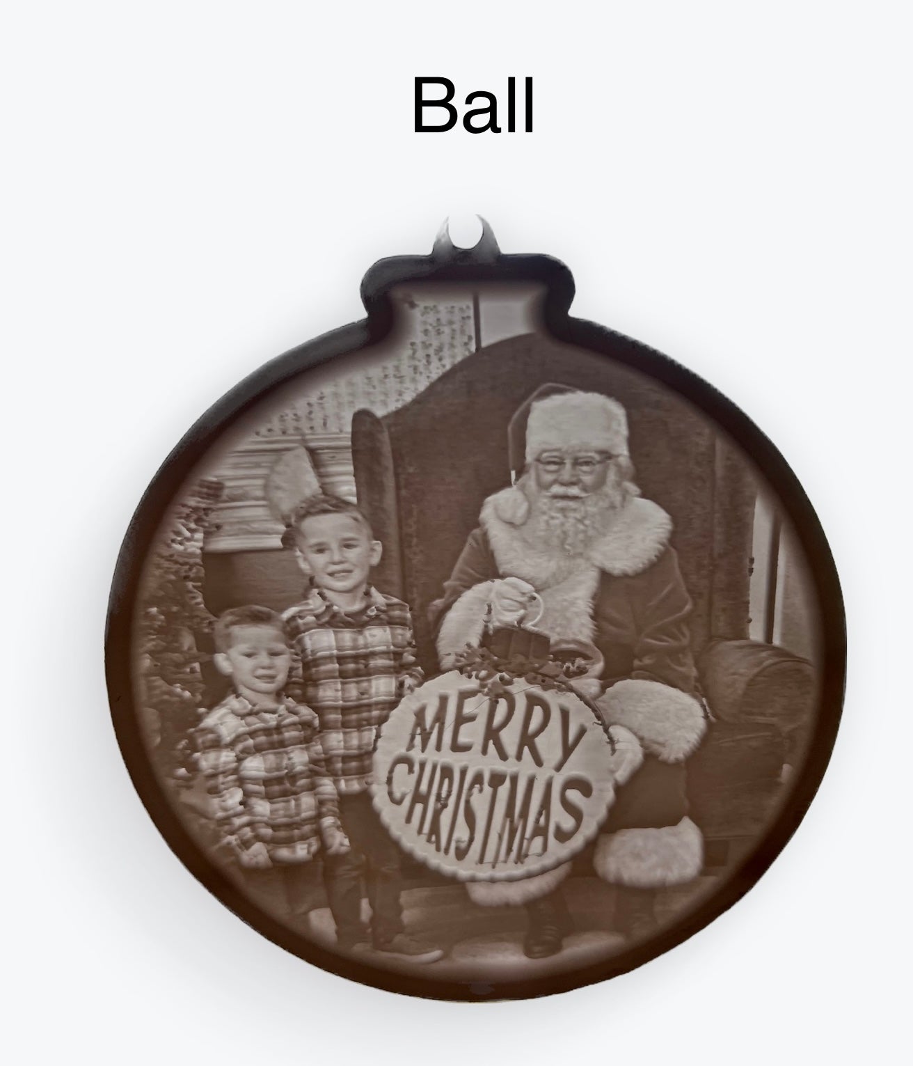 Personalized Picture Christmas Ornament