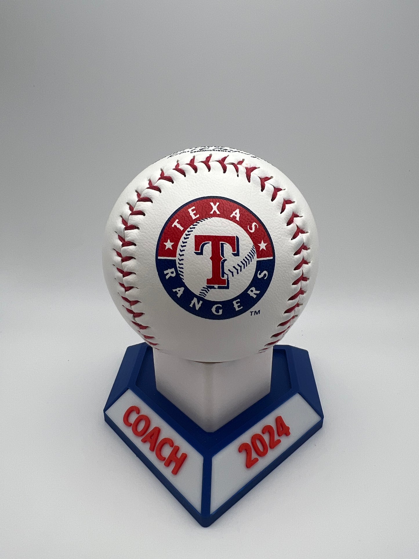 Home Plate Baseball Holder - Personalized