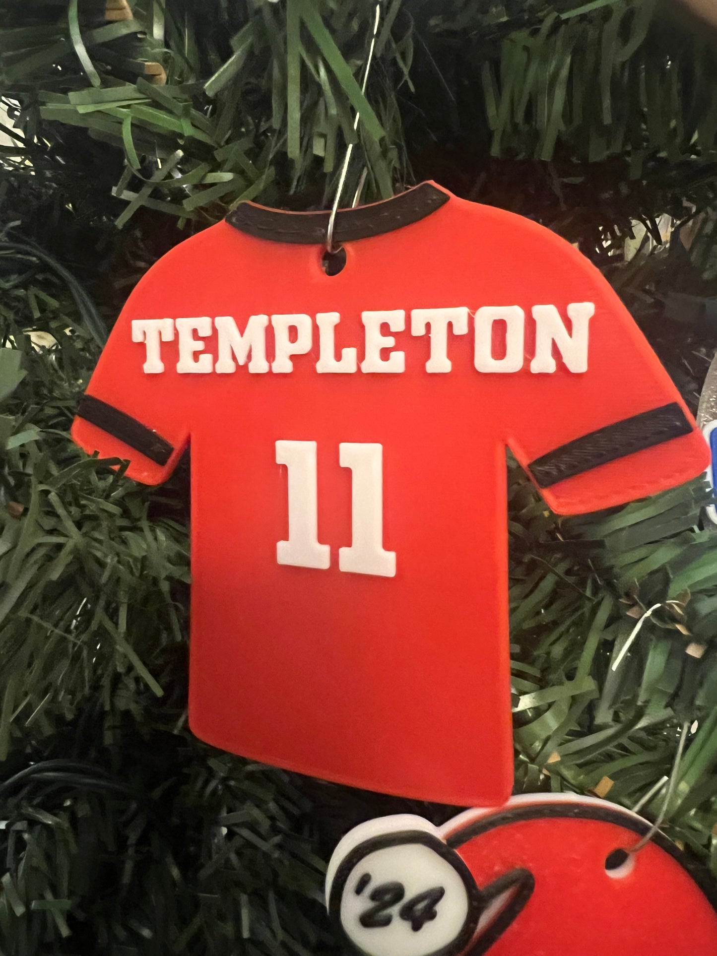 Sports Jersey Ornament- Personalized