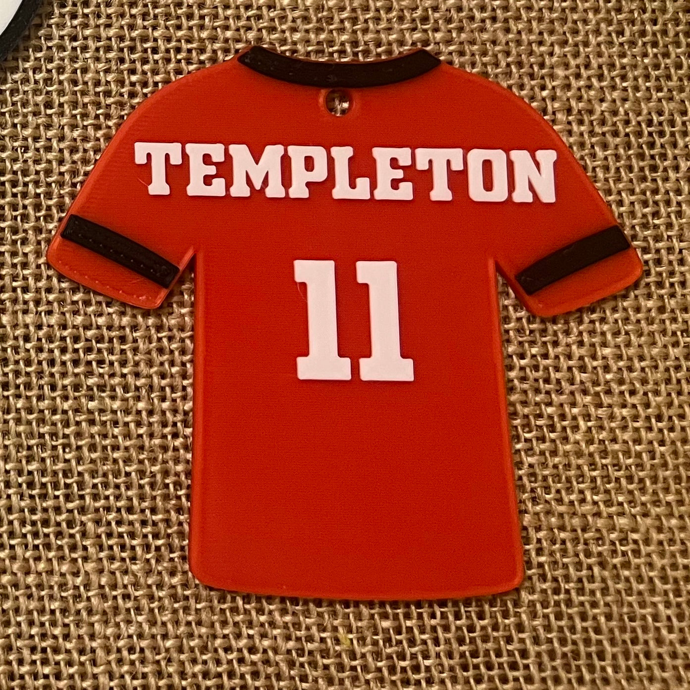 Sports Jersey Ornament- Personalized