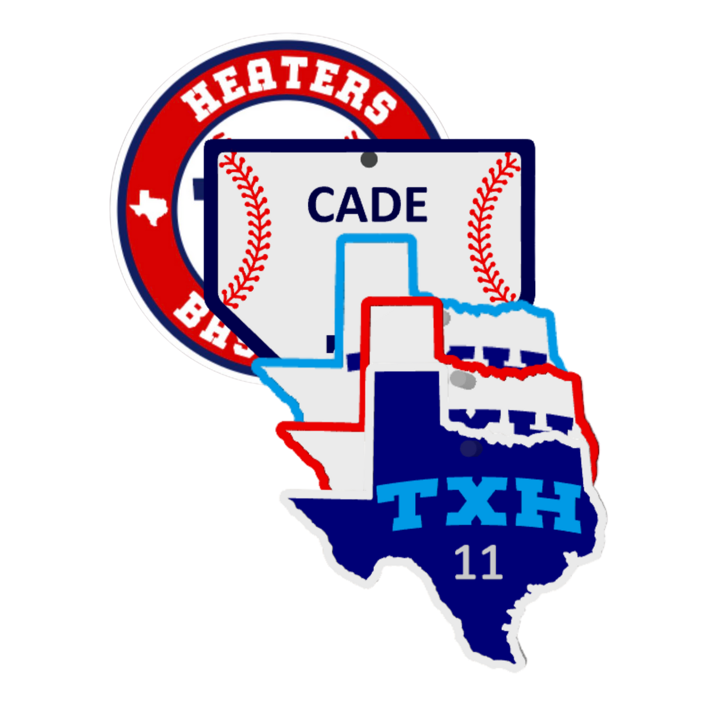 Texas Heaters Bag Tags