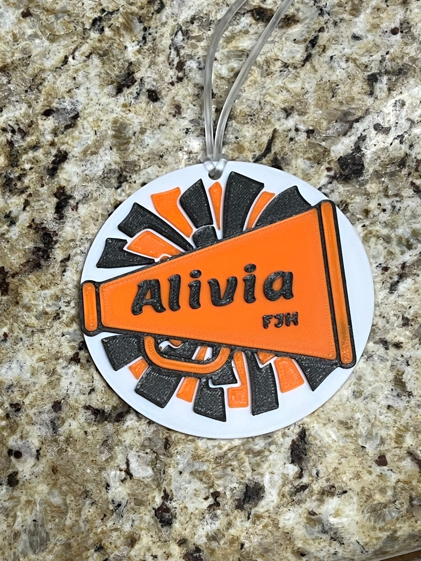Personalized Cheer Tag