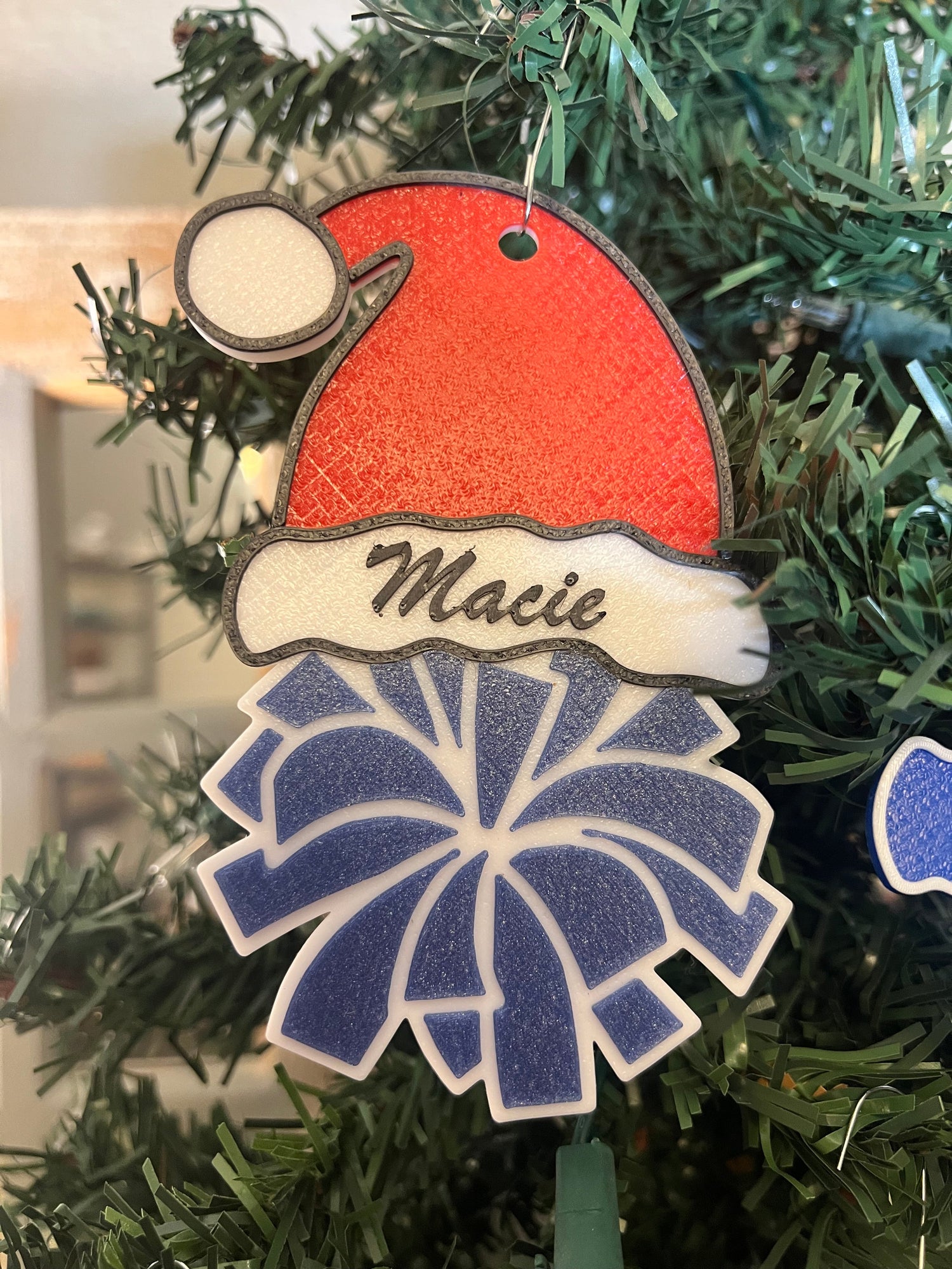 Santa Hat Sports Ornaments
