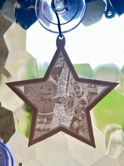 Personalized Picture Christmas Ornament