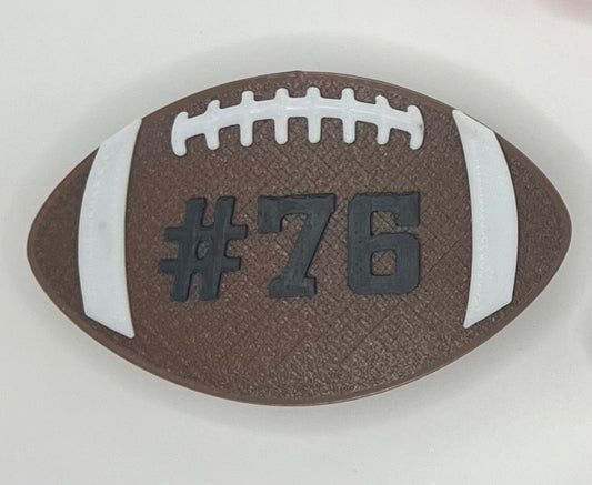 Personalized Football Bogg Tag