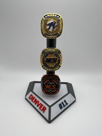 Home Plate Ring Holder - Personalized