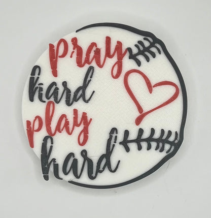 Bogg Charm- Pray Hard Play Hard