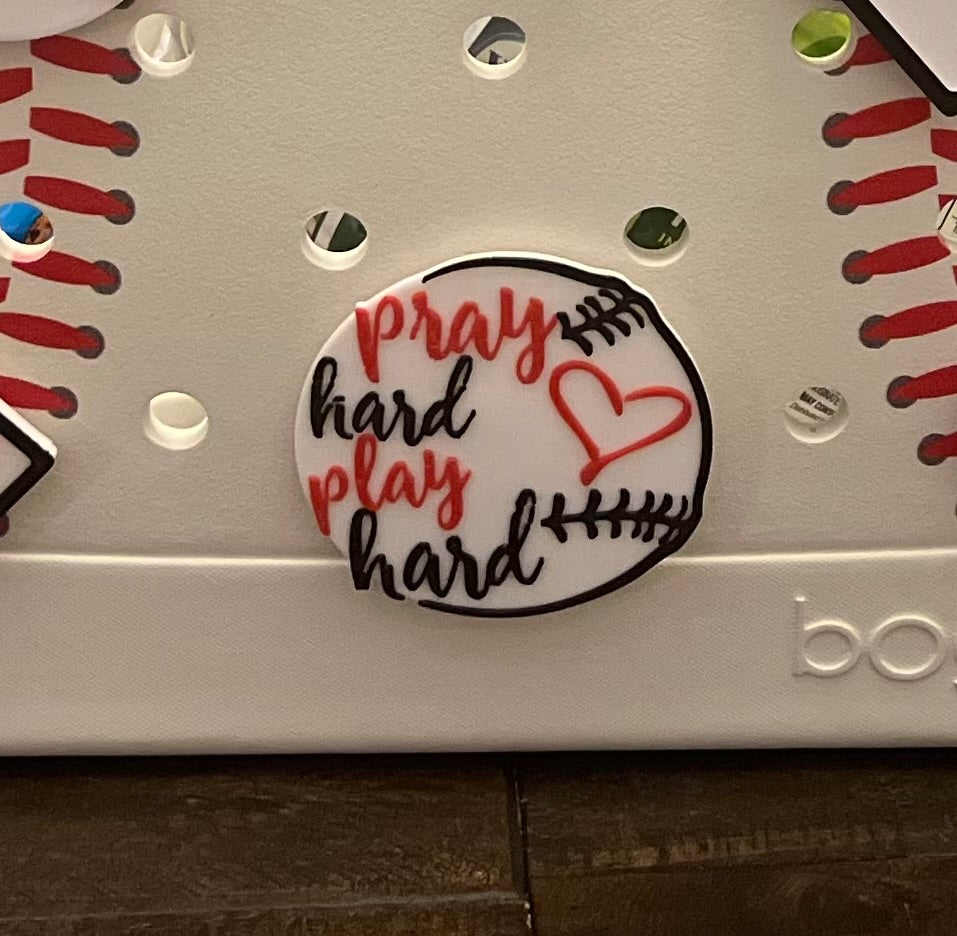 Bogg Charm- Pray Hard Play Hard