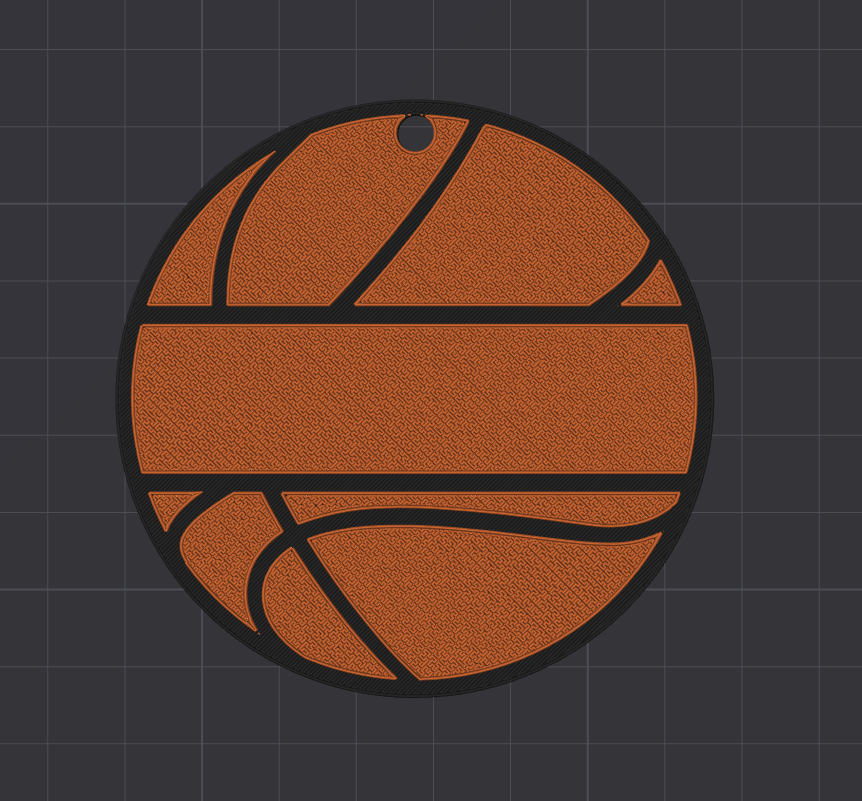 Basketball Ornament- Personalized