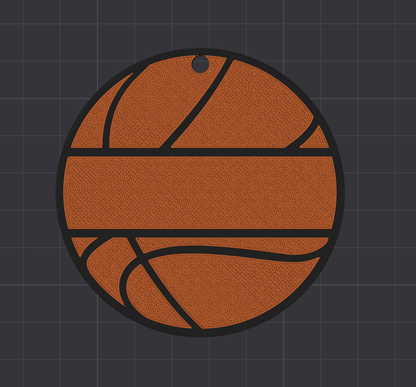 Basketball Ornament- Personalized