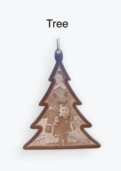 Personalized Picture Christmas Ornament