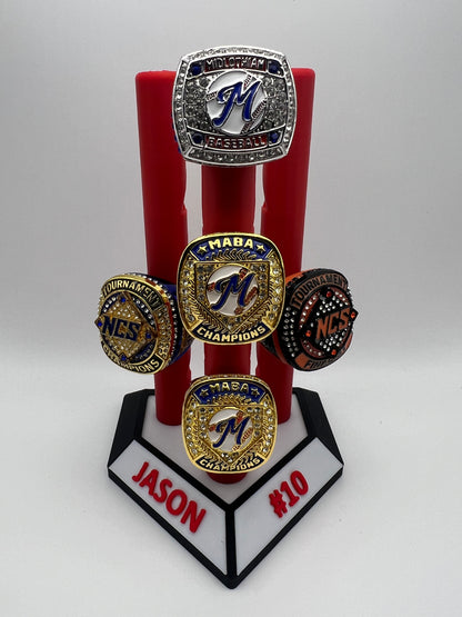 Home Plate Ring Holder - Personalized