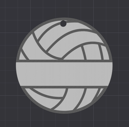 Volleyball Ornament- Personalized