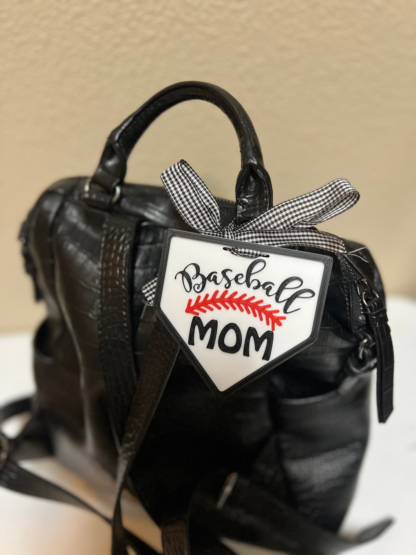 Baseball Mom Bag Tag