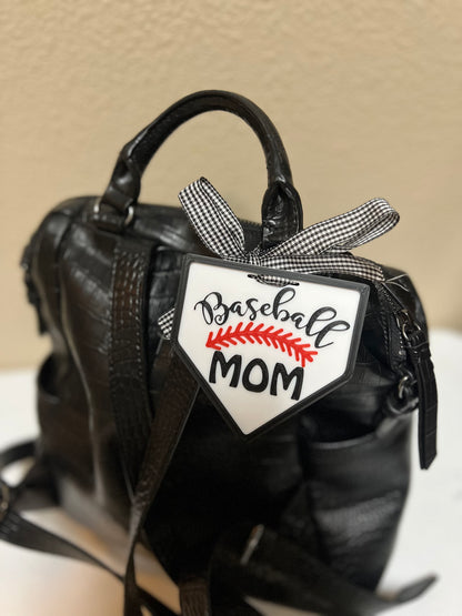 Baseball Mom Bag Tag