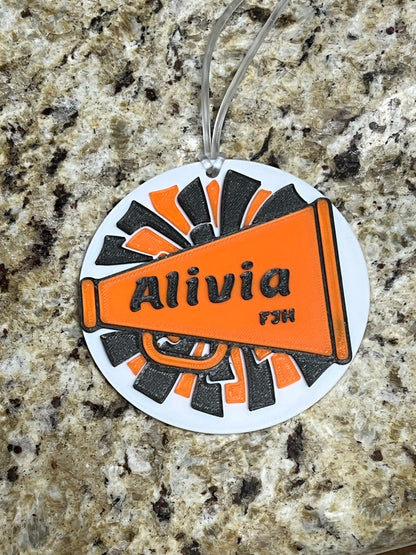 Personalized Cheer Tag