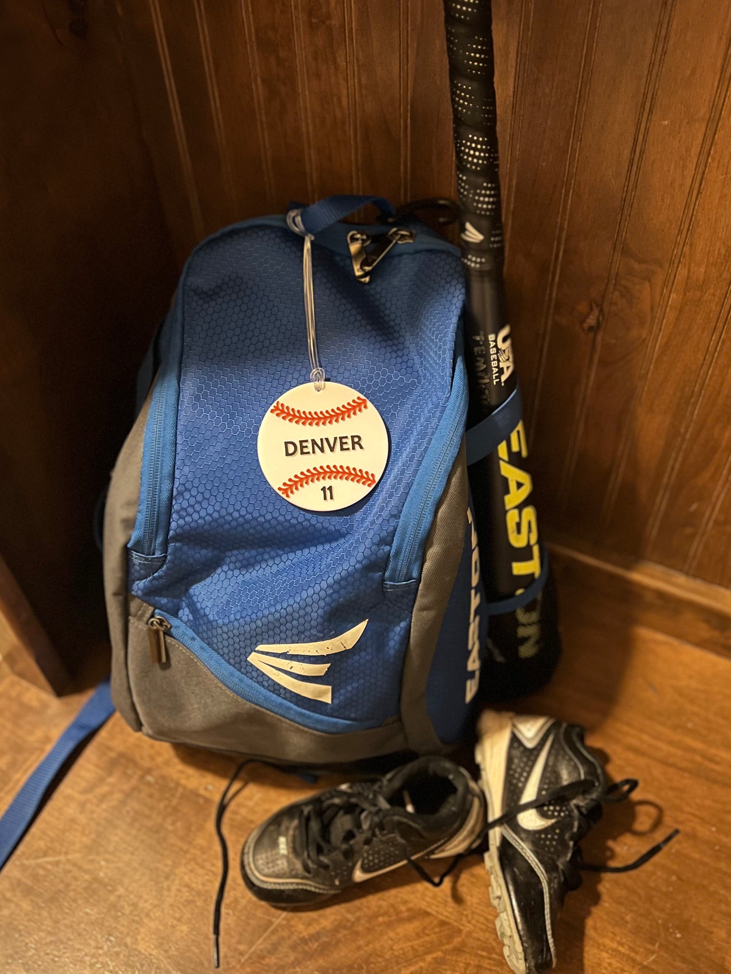 Personalized Baseball Tag