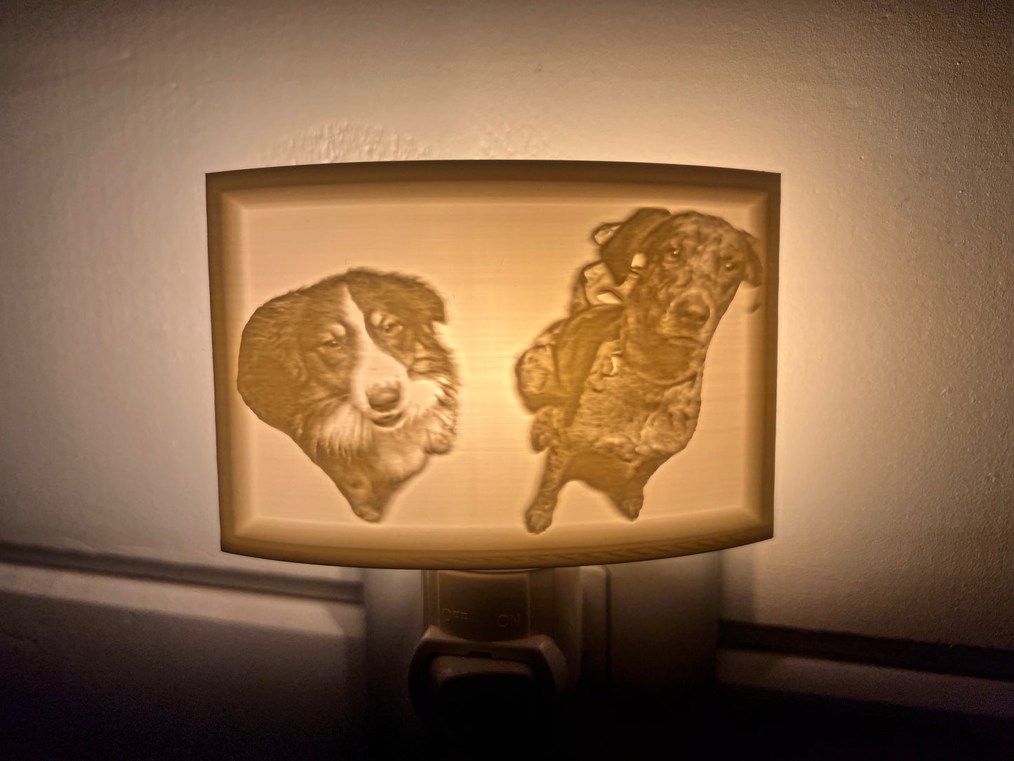 Personalized Lithophane Nightlight