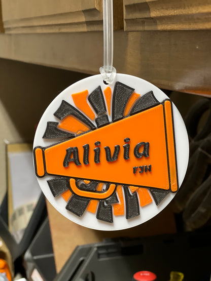 Personalized Cheer Tag
