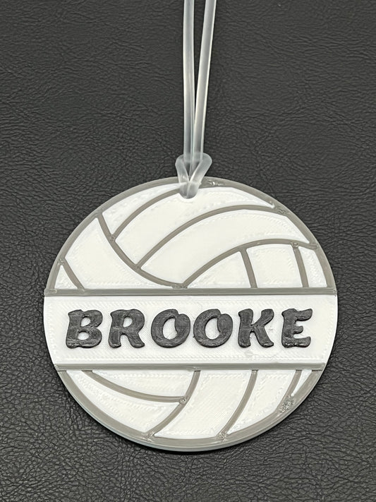 Personalized Volleyball Tag