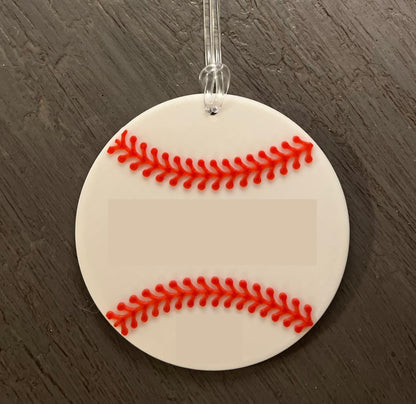 Personalized Softball Tag