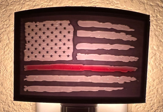 Thin Red Line Night Light